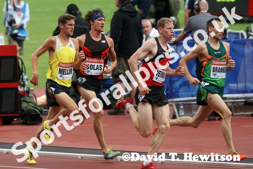 Mens 3000 metres,  2013 IAAF Diamond League, Sainsbury's Anniversary Games, Queen Elizabeth Olympic Park, London.